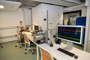 The magnetism lab at Glasgow University